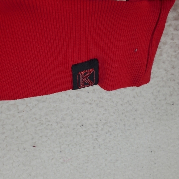 Looney Tune Squad Bugs Hoodie DeKryptic Space Jam Sweatshirt Men XL Red Bling - Picture 7 of 11